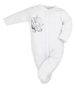 Pajacyki dla niemowląt - Pajac piżama dla niemowlaka biała Foxy, Koala Baby 68 - miniaturka - grafika 1