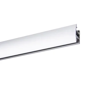 Profil płaski aluminium inox 200 cm - Akcesoria do wystroju okien - miniaturka - grafika 1