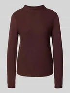 Swetry damskie - Sweter z dzianiny o kroju regular fit z czystej bawełny - miniaturka - grafika 1