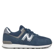 Buty dla chłopców - Sneakersy New Balance G5749QK Granatowy - miniaturka - grafika 1