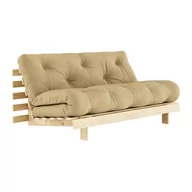 Sofy i kanapy - Żółta rozkładana sofa 160 cm Roots – Karup Design - miniaturka - grafika 1