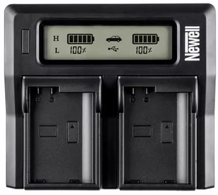 Newell Ładowarka LCD Dual Charger do Canon LP-E6 - Akumulatory do aparatów dedykowane - miniaturka - grafika 1