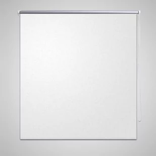 vidaXL Roleta okienna zaciemniajca biaa 140x175 cm - Zasłony - miniaturka - grafika 1