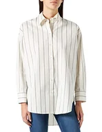 Bluzki damskie - Seidensticker Bluzka damska, biały i niebieski, 38 PL - miniaturka - grafika 1