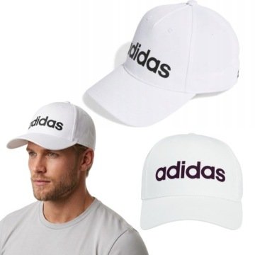 Czapka z daszkiem Adidas Daily Cap Biała Bawełniana Wiosna Lato Regulowana
