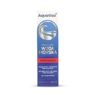 Wyrób medyczny, Aquatiso Woda morska hipertoniczna Spray do nosa 100 ml - Przeziębienie i grypa - miniaturka - grafika 1