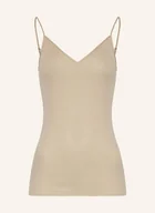 Koszulki i topy damskie - Hanro Top Cotton Seamless braun - miniaturka - grafika 1