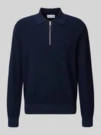 Swetry męskie - Sweter z dzianiny o kroju regular fit z efektem wafla - miniaturka - grafika 1