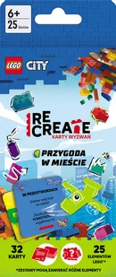 LEGO Recreate. Karty Wyzwań. Przygoda w mieście - Książki edukacyjne - miniaturka - grafika 1