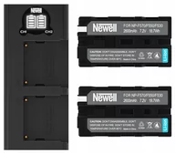 Baterie i akcesoria - Ładowarka + 2x Akumulator Bateria NP-F570 do Sony - miniaturka - grafika 1