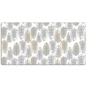 Podkładki na biurko - Podkładka na biurko Grafika liści vintage 120x60 cm - miniaturka - grafika 1