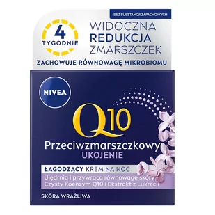 Nivea krem przeciwzmarszczkowy na noc Q10 50ml - Kremy do twarzy - miniaturka - grafika 1