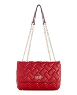 Torebki damskie - Guess Alanna Convertible Crossbody Flap, bordowy, jeden rozmiar - miniaturka - grafika 1