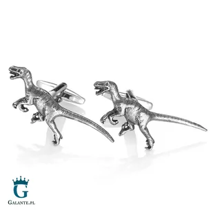 Spinki do mankietów X2 Dinozaur Welociraptor - Spinki do mankietów i krawatów - miniaturka - grafika 1