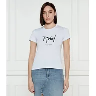 Koszulki i topy damskie - Patrizia Pepe T-shirt Regular Fit - miniaturka - grafika 1