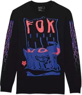 Koszulki męskie - t-shirt FOX EMOTION BLAST LS PREMIUM TEE Black - miniaturka - grafika 1