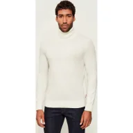 Swetry męskie - Joop! Jeans Wełniany golf Larsor Slim Fit - miniaturka - grafika 1