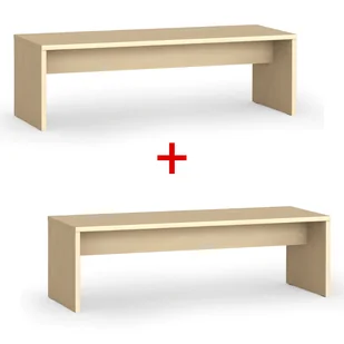 Ławka szatniowa 1+1 GRATIS, 1500 mm, brzoza - Wyposażenie sportowe i gimnastyczne - miniaturka - grafika 1