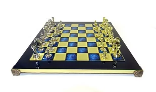GD Ekskluzywne duże klasyczne szachy metalowe Stauton S34 36x36cm - Gry planszowe - miniaturka - grafika 1