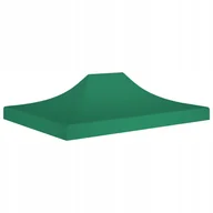 Pawilony ogrodowe - vidaXL Dach do namiotu imprezowego, 4 x 3 m, zielony, 270 g/m - miniaturka - grafika 1