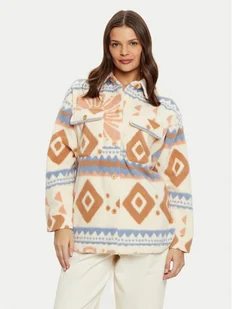 Roxy Kurtka przejściowa Morning Crush ERJPF03179 Beżowy Relaxed Fit - Kurtki damskie - miniaturka - grafika 1