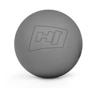 Akcesoria do masażu - Hop-Sport Piłeczka do masażu silikonowa 63mm pojedyncza szara - miniaturka - grafika 1