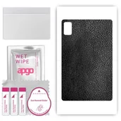 Akcesoria do tabletów i e-booków - folia naklejka skórka strukturalna na TYŁ do Ulefone Tab A8 - Skóra Czarna - apgo SKINS - miniaturka - grafika 1