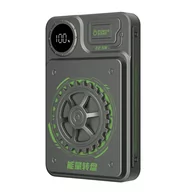 Powerbanki - Powerbank Dudao K24 10000mAh 22.5W USB-A / USB-C z wywietlaczem - szary - miniaturka - grafika 1