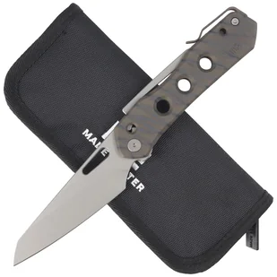Nóż składany WE Knife Vision R Tiger Stripe Titanium, Silver Bead Blasted CPM 20CV by Snecx Tan (WE21031-6) - Noże - miniaturka - grafika 4