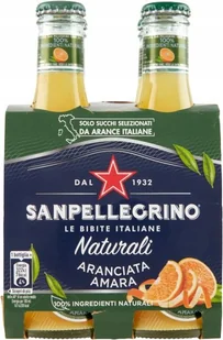 Napój Aranciata Amara 200mlx4 - San pellegrino gorzka pomarańcza - Napoje gazowane - miniaturka - grafika 1