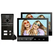 Akcesoria do domofonów i wideodomofonów - Eura-Tech Wideodomofon VDP-80C5 Czarny - miniaturka - grafika 1