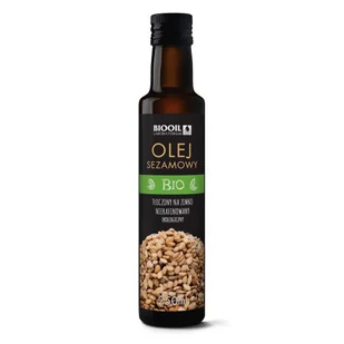 BIOOIL (oleje i oliwy) OLEJ SEZAMOWY TŁOCZONY NA ZIMNO NIERAFINOWANY BIO 250 ml - BIOOIL BP-5907722373267 - Olej spożywczy - miniaturka - grafika 2