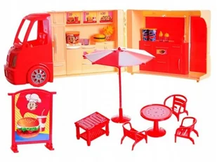 Food Truck auto kamper dla lalek światło dźwięk - Akcesoria dla lalek - miniaturka - grafika 1