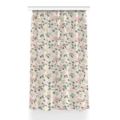 Zasłony - Kolorowa zasłona z nadrukiem 150x240 Vintage Róże, Fabricsy - miniaturka - grafika 1