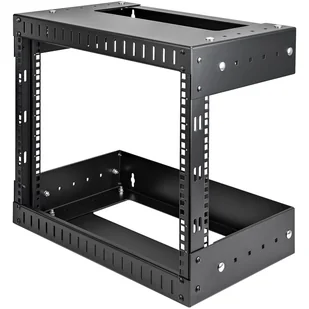 StarTech RK812WALLOA stojak 8U Szafa wisząca Czarny - Szafy rack - miniaturka - grafika 1