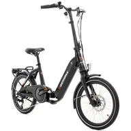 Rowery elektryczne - Rower elektryczny 20", składany, czarny, E-BIKE, GERMINA / Germina - miniaturka - grafika 1