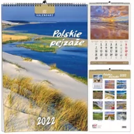 Kalendarze - Kalendarz 2022 B3 13 plansz Polskie pejzaże Nowa - miniaturka - grafika 1