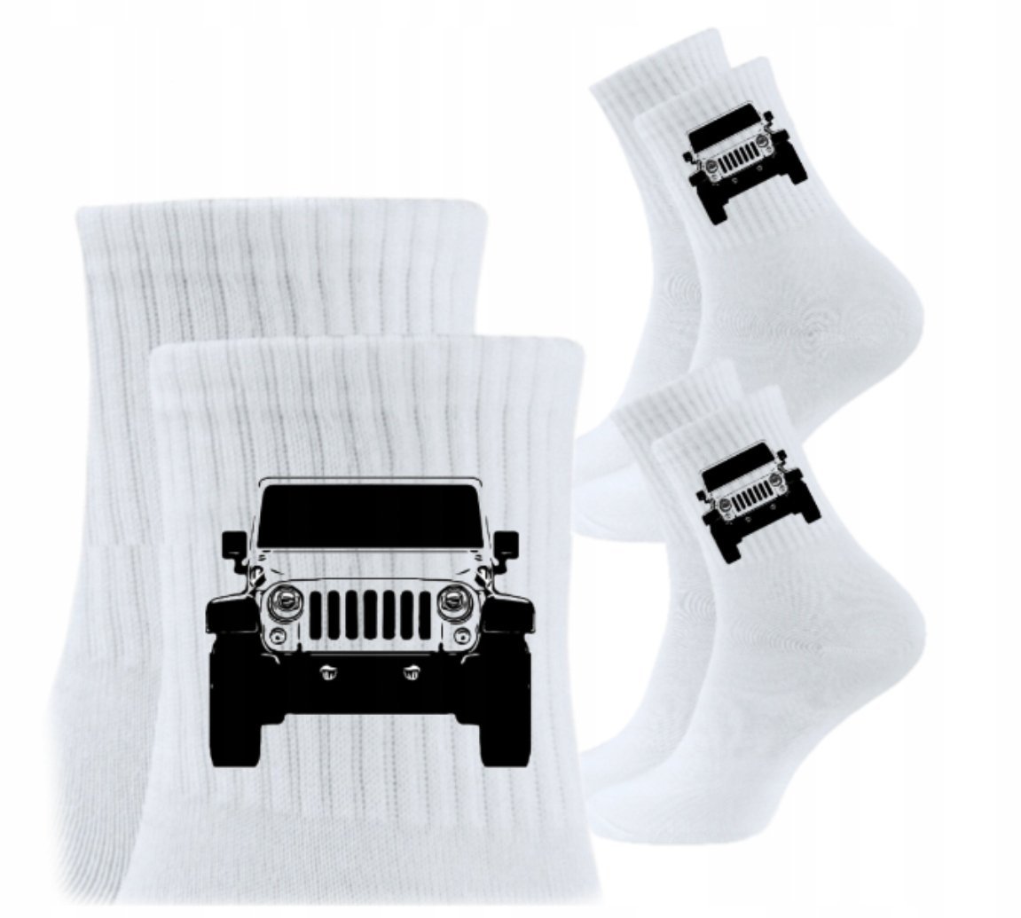 3x Skarpetki Urodziny Prezent Skarpety dla kierowcy auta JEEP