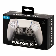 Akcesoria do Playstation - Silikonowa Skóra Kontrolera Z Uchwytami Kciuk Ps5- Przezroczysty - miniaturka - grafika 1