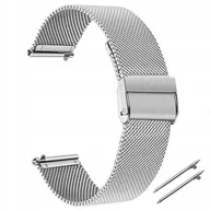 Akcesoria do smartwatchy - Bransoleta Pasek Smartwatch 20Mm Stal Srebrny - miniaturka - grafika 1