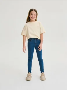 Reserved - Jeansy skinny high waist - niebieski - Spodnie i spodenki dla dziewczynek - miniaturka - grafika 1