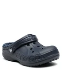 Buty dla chłopców - Crocs Klapki Baya Lined Clog K 207500-463 Granatowy - miniaturka - grafika 1