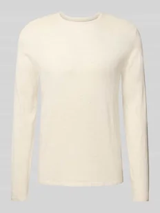 Sweter o kroju regular fit z imitacji dzianiny z czystej bawełny - Swetry męskie - miniaturka - grafika 1