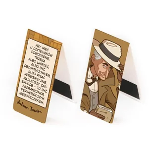 Zakładka magnetyczna - Tuwim - gadżet - Zakładki do książek - miniaturka - grafika 1