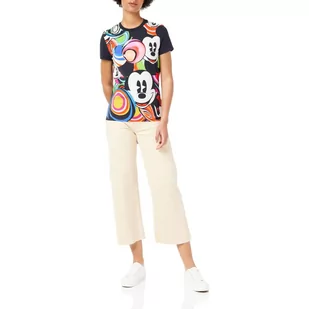 Koszulka damska Desigual Disney Mickey Marbles bawełniana t-shirt-M - Koszulki i topy damskie - miniaturka - grafika 1