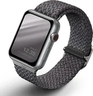 Akcesoria do smartwatchy - Uniq UNIQ pasek Aspen Apple Watch 40/38mm Braided szary/granite grey - miniaturka - grafika 1
