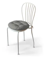 Meble modułowe i akcesoria - Dekoria Siedzisko Adam na krzesło szary fi 40 × 8 cm Loneta 1411-133-24 - miniaturka - grafika 1