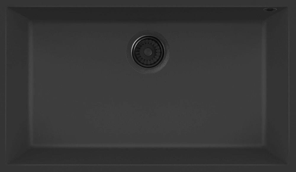 Zlew ELLECI QUADRA 130 BSO podw. G40 Tutto Nero