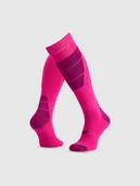Skarpety termoaktywne - 4F Skarpety narciarskie damskie - różowe 39-42 - miniaturka - grafika 1