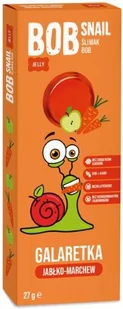 Bob Snail Galaretka Jabłko-marchew 27 g - Żelki - miniaturka - grafika 1